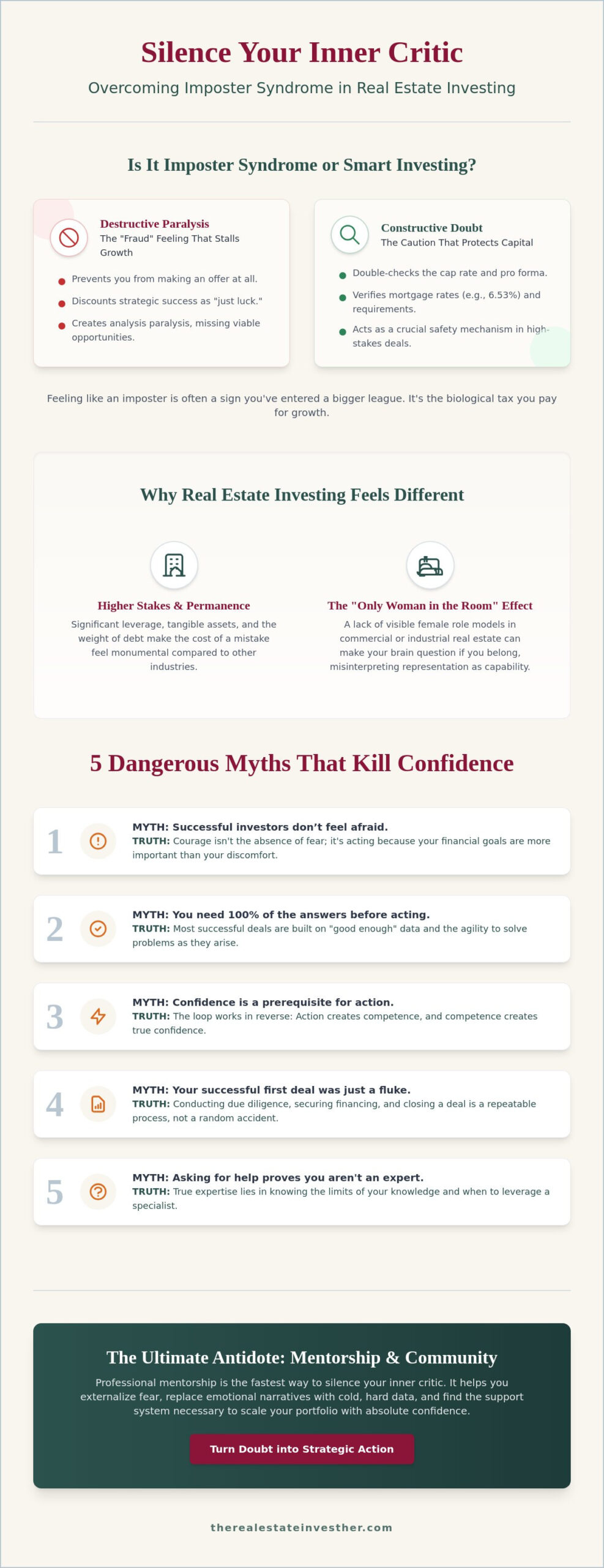 Imposter Syndrome in Real Estate Investing: Busting the 5 Myths Holding Women Back