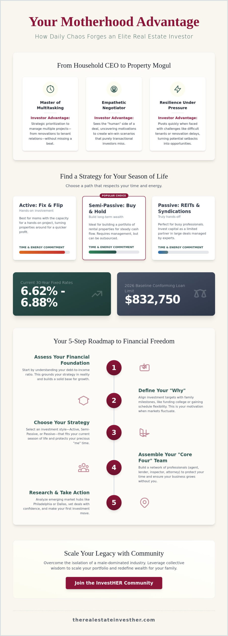 Real Estate Investing for Moms: A Step-by-Step Guide to Building Generational Wealth